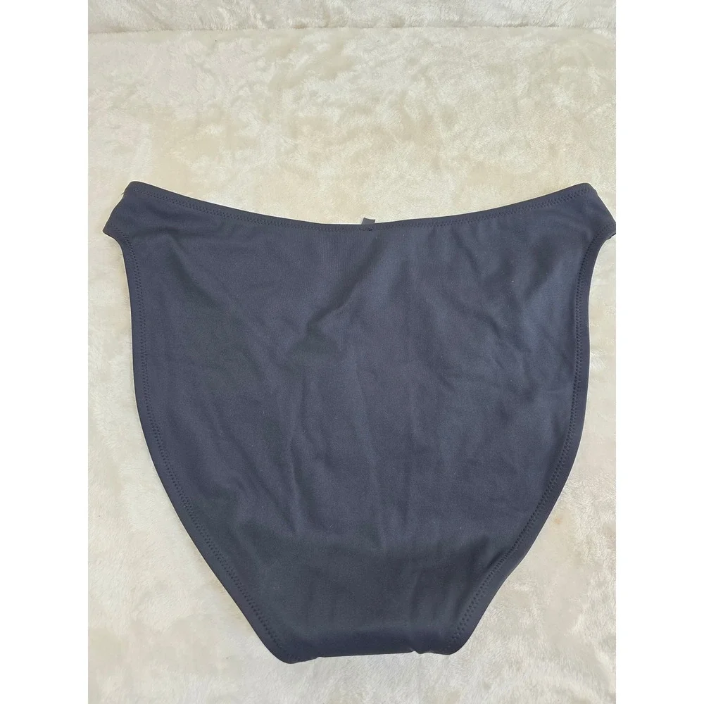 SKIMS Swim High‎ Waisted Bikini Bottom Onyx Black SW-BKN-0120 Size 2X NWT